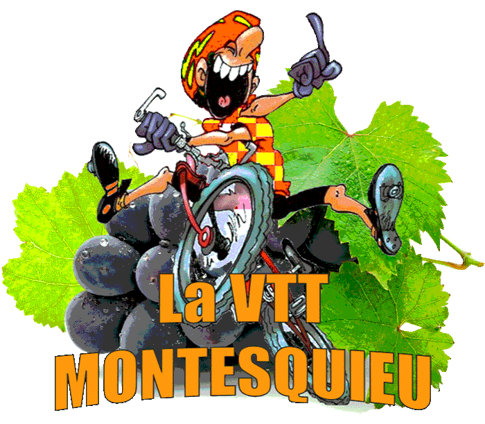 Logo randonnée la VTT Montesquieu